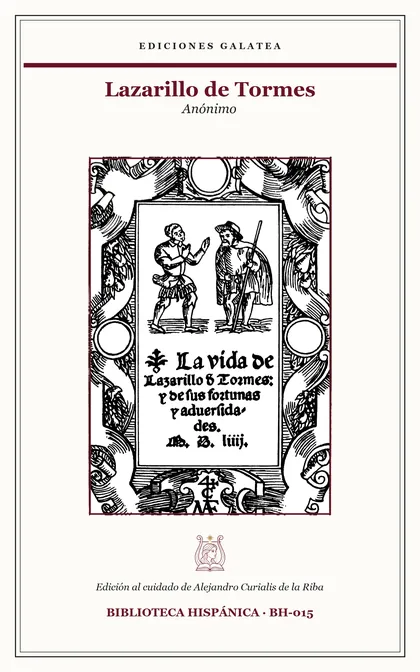 Cubierta de Lazarillo de Tormes, de Anónimo