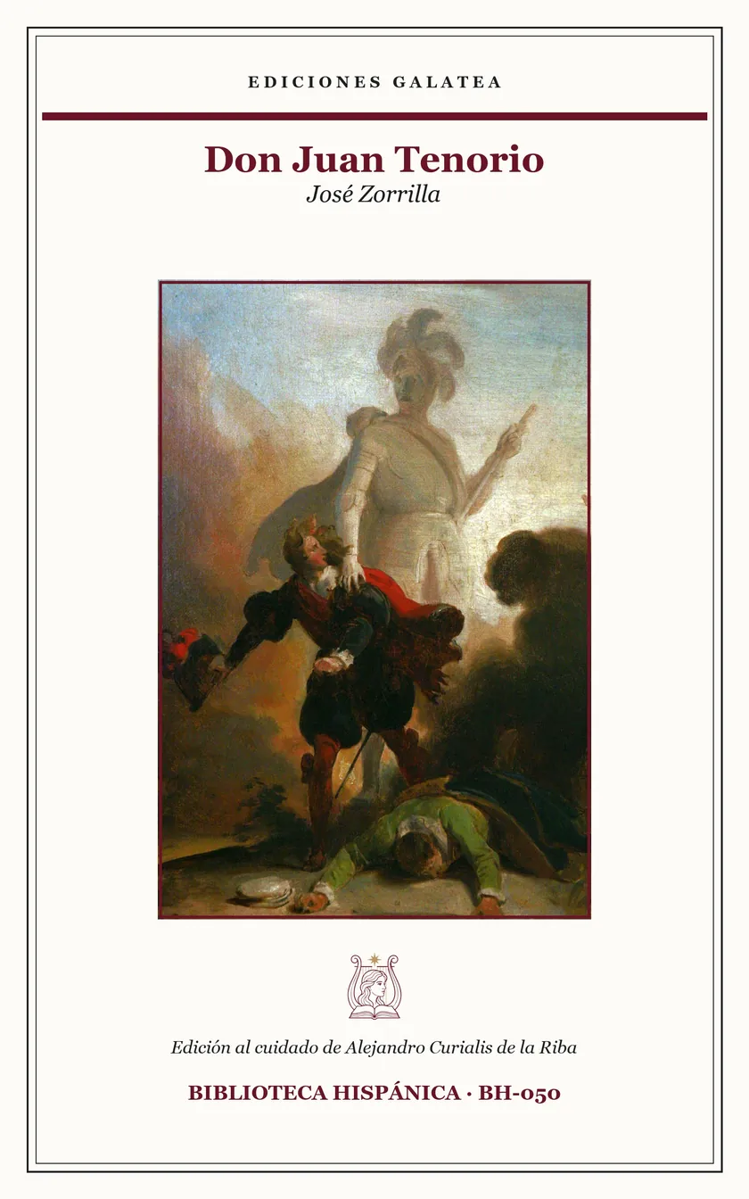 Cubierta de Don Juan Tenorio, de José Zorrilla, en Ediciones Galatea