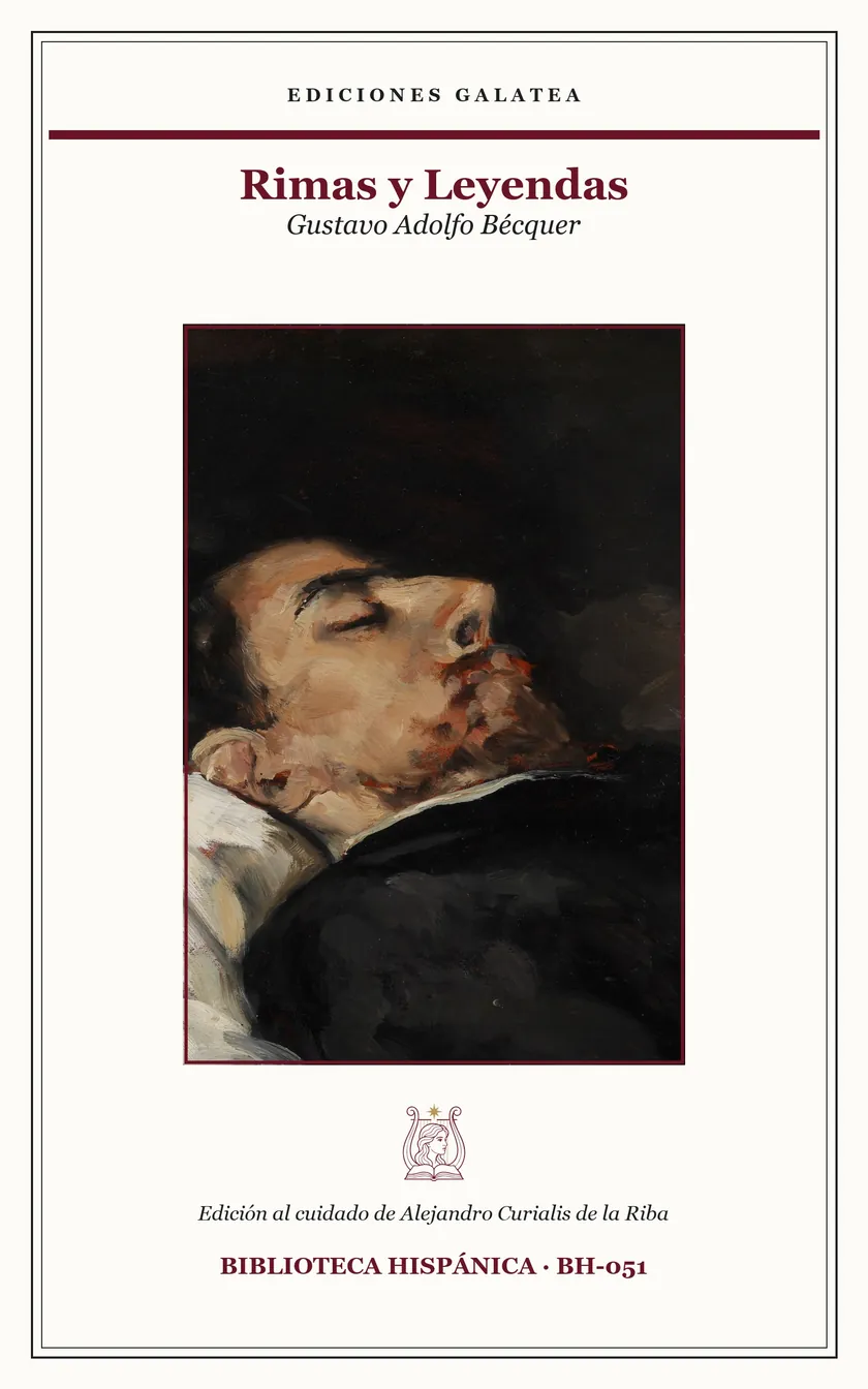 Cubierta de Rimas y Leyendas, de Gustavo Adolfo Bécquer, en Ediciones Galatea